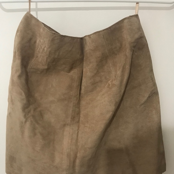 Mango Genuine Leather Buckle Skirt - Picture 5 of 6